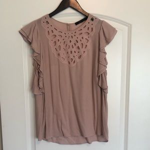 BCBG Maxazria Haidee Top - Blush; Medium